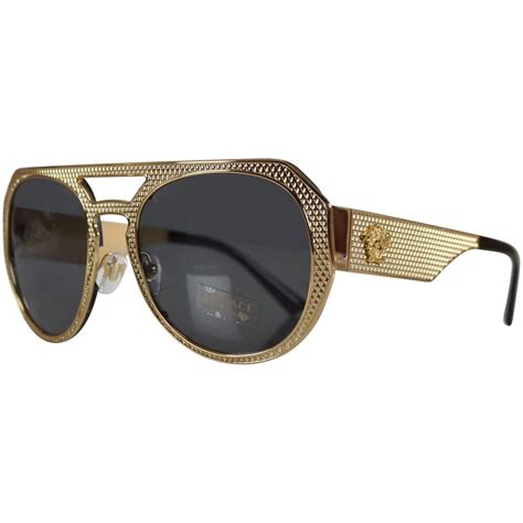 versace sunglasses gold frame|versace sunglasses diamonds.